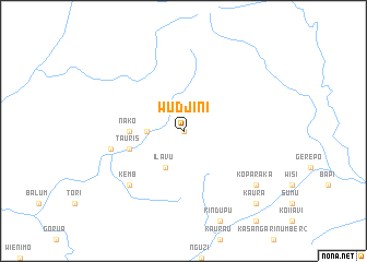 map of Wudjini