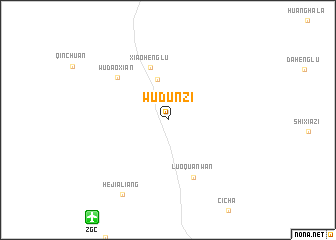 map of Wudunzi