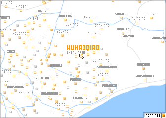 map of Wuhaoqiao