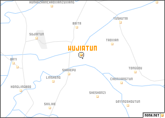 map of Wujiatun