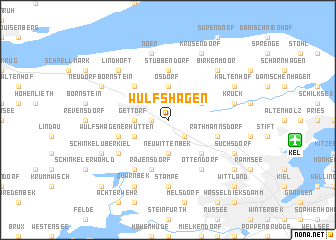 map of Wulfshagen