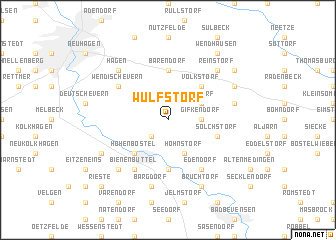 map of Wulfstorf