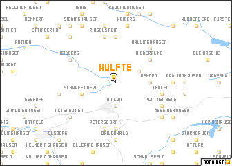 map of Wülfte