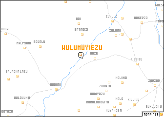 map of Wulumuyiezu