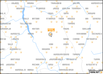 map of Wum