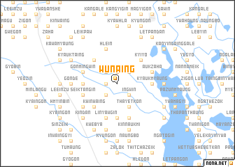 map of Wun-aing