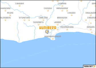 map of Wunibera
