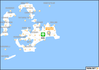 map of Wu-ni