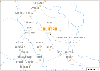 map of Wuntao