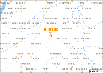 map of Wuntha