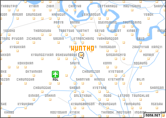 map of Wuntho