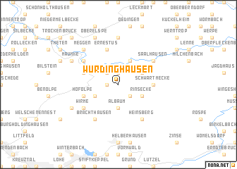 map of Würdinghausen