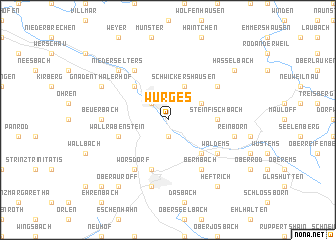 map of Würges