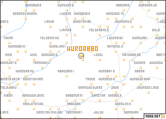 map of Wuro Abbo