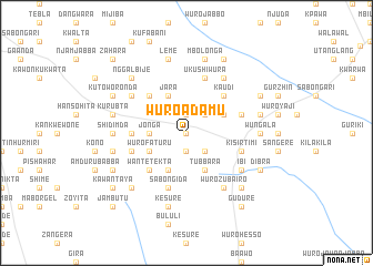 map of Wuro Adamu