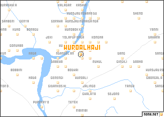 map of Wuro Alhaji