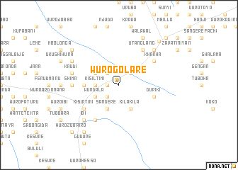 map of Wuro Golare