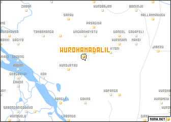 map of Wuro Hamadalil