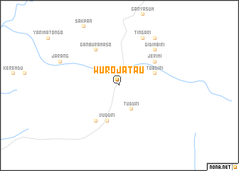 map of Wuro Jatau