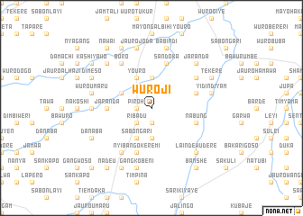 map of Wuroji