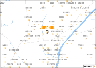 map of Wuro Mali