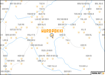 map of Wuro Pokki