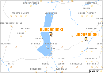 map of Wuro Samaki