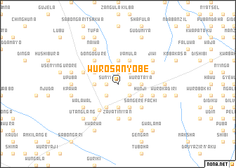 map of Wuro Sanyobe