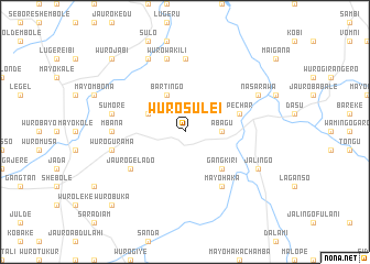 map of Wuro Sulei