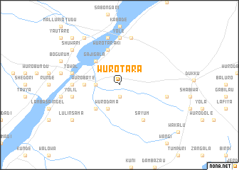 map of Wuro Tara
