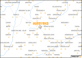 map of Wuro Yako