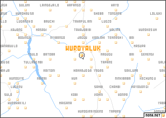 map of Wuro Yaluk
