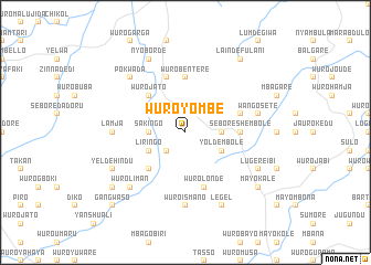 map of Wuro Yombe