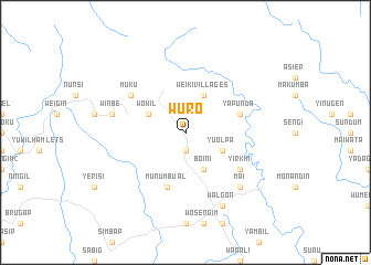 map of Wuro