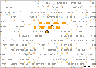 map of Wuruduwurudu