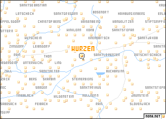map of Wurzen