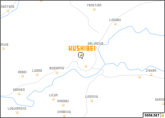 map of Wushibei