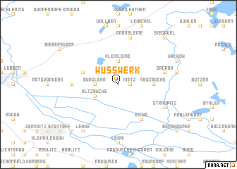 map of Wußwerk