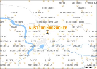 map of Wüstenei Mooräcker