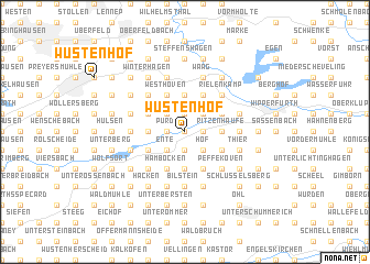 map of Wüstenhof