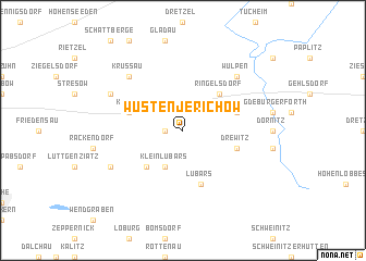 map of Wüstenjerichow