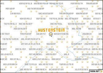 map of Wüstenstein