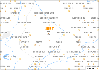 map of Wust