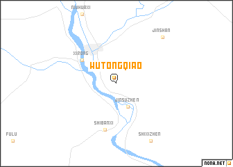map of Wutongqiao