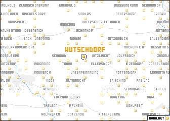 map of Wutschdorf