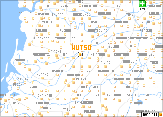 map of Wu-ts\