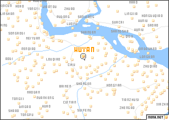 map of Wuyan