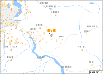 map of Wuyan