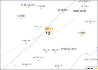 map of Wuyi