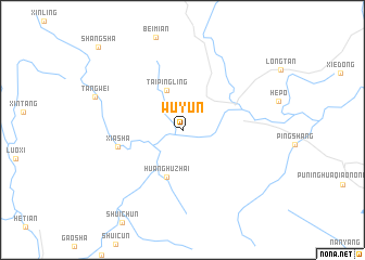 map of Wuyun